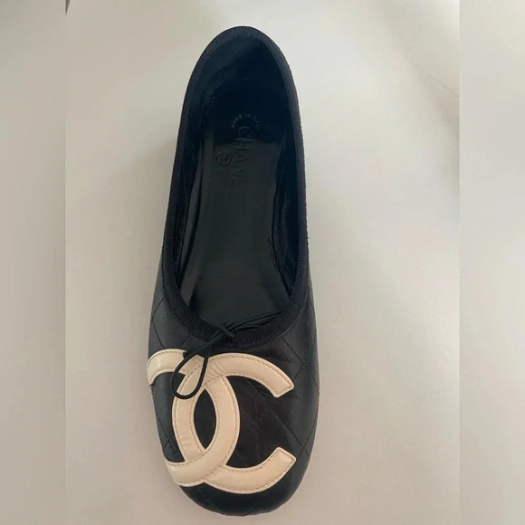 Chanel Vintage Cambon Ballet Flats - Picture 2 of 11